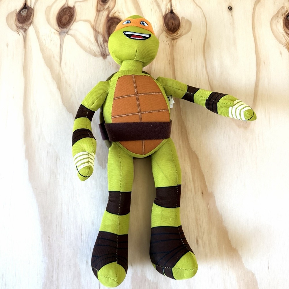 Plush - Teenage Mutant Ninja Turtle TMNT - Michelangelo Mikey 12" Soft Doll